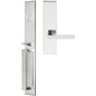 INOX - BW Handleset MT Mortise 345 Tokyo Full Dummy 32 LH - Polished Stainless Steel