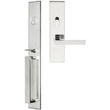 INOX - BW Handleset MT Mortise 345 Tokyo Entry 2-3/4''  32 RH - Polished Stainless Steel