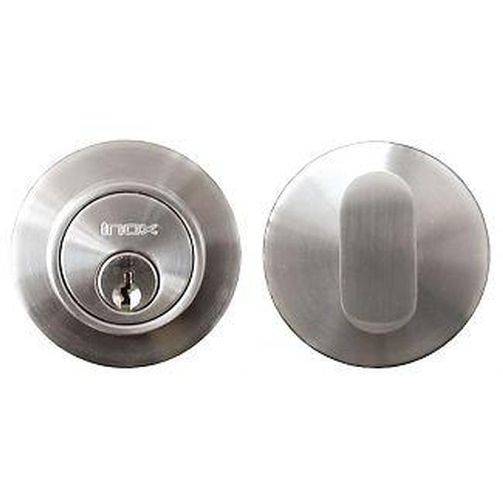 INOX - CD Round Deadbolt, Single Cylinder, 2-3/8''Backset, US10B - Oil Rubbed Bronze