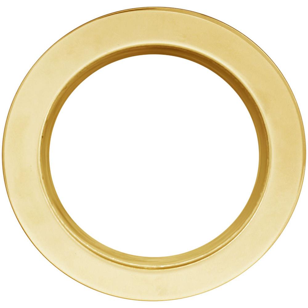 INOX - PD Series Pocket Door Pull 2203 Entry w/Cyl Hole US3 - Polished Brass