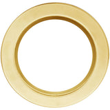 INOX - PD Series Pocket Door Pull 2203 Entry w/Cyl Hole US3 - Polished Brass