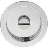INOX - PD Series Pocket Door Pull 2204 Privacy Coin Turn US14 - Polished Nickel