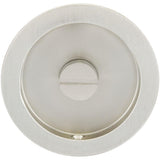 INOX - PD Series Pocket Door Pull 2204 Privacy Coin Turn US15 - Satin Nickel