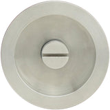 INOX - PD Series Pocket Door Pull 2204 Privacy Coin Turn US32D - Satin Stainless Steel