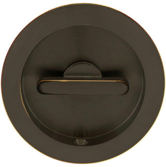 INOX - PD Series Pocket Door Pull 2282 Privacy TT08 - US10B - Oil Rubbed Bronze