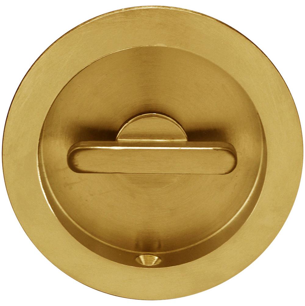 INOX - PD Series Pocket Door Pull 2282 Privacy TT08 - US38 - Aged Brass