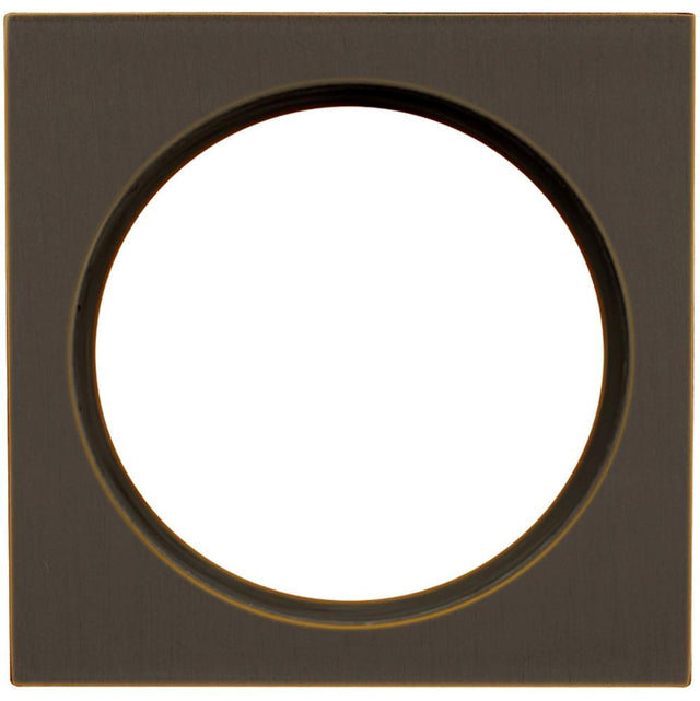 INOX - PD Series Pocket Door Pull 2303 Entry w/Cyl Hole US10B - Oil Rubbed Bronze
