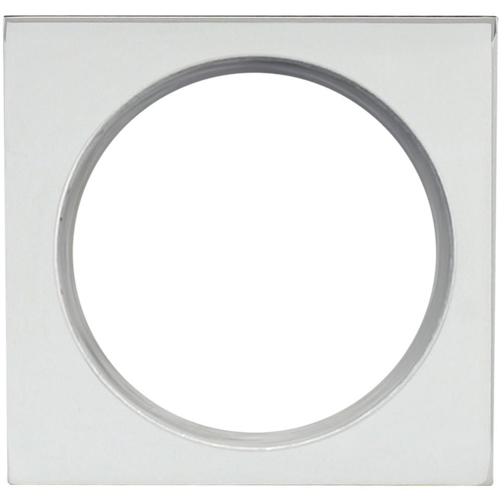 INOX - PD Series Pocket Door Pull 2303 Entry w/Cyl Hole US14 - Polished Nickel
