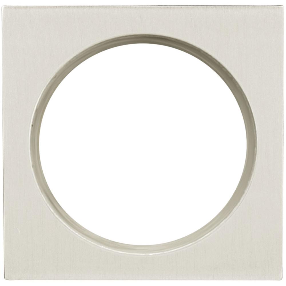 INOX - PD Series Pocket Door Pull 2303 Entry w/Cyl Hole US15 - Satin Nickel