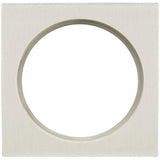 INOX - PD Series Pocket Door Pull 2303 Entry w/Cyl Hole US15 - Satin Nickel