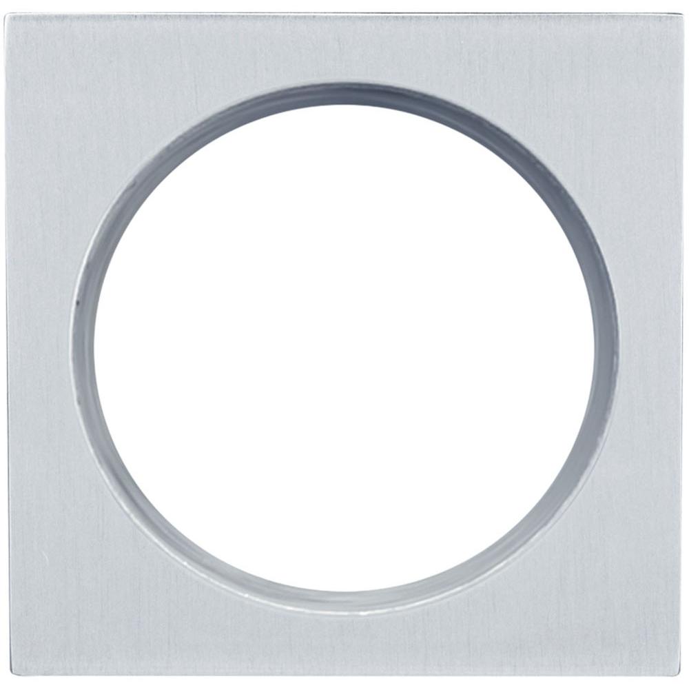 INOX - PD Series Pocket Door Pull 2303 Entry w/Cyl Hole US26D - Satin Chrome