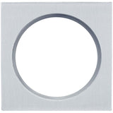INOX - PD Series Pocket Door Pull 2303 Entry w/Cyl Hole US26D - Satin Chrome