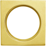 INOX - PD Series Pocket Door Pull 2303 Entry w/Cyl Hole US3 - Polished Brass