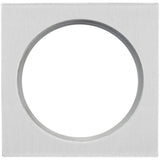 INOX - PD Series Pocket Door Pull 2303 Entry w/Cyl Hole US32D - Satin Stainless Steel