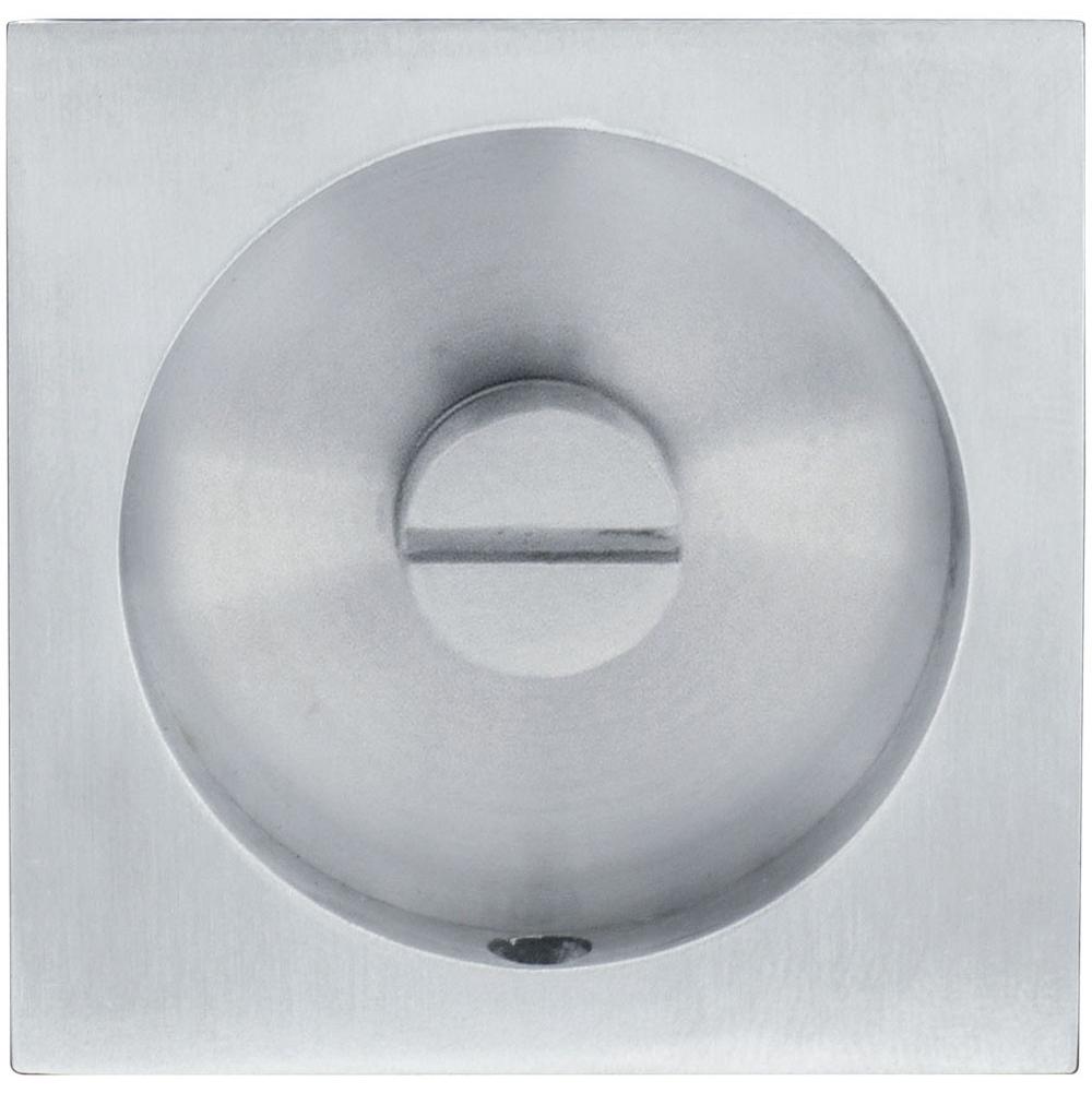 INOX - PD Series Pocket Door Pull 2304 Privacy Coin Turn US26D - Satin Chrome