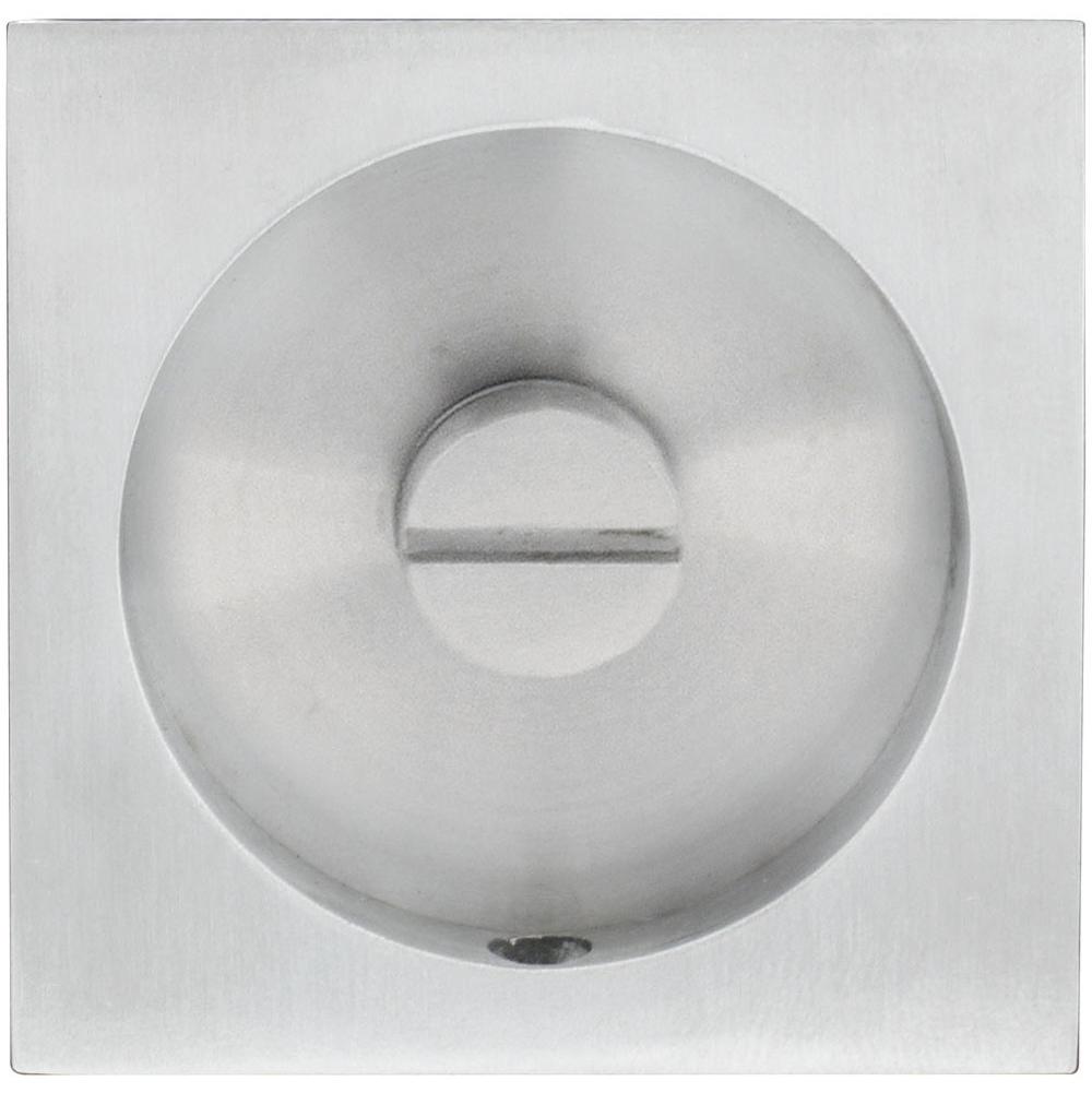 INOX - PD Series Pocket Door Pull 2304 Privacy Coin Turn US32D - Satin Stainless Steel