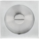 INOX - PD Series Pocket Door Pull 2304 Privacy Coin Turn US32D - Satin Stainless Steel