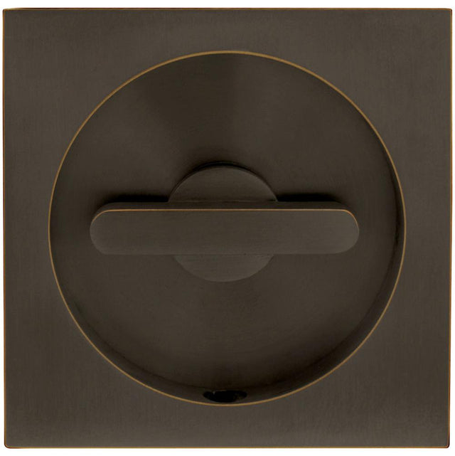 INOX - PD Series Pocket Door Pull 2382 Privacy TT08 - US10B - Oil Rubbed Bronze