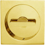 INOX - PD Series Pocket Door Pull 2382 Privacy TT08 - US3 - Polished Brass