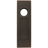 INOX - PD Series Pocket Door Pull 2703 Entry w/Cyl Hole US10B - Oil Rubbed Bronze