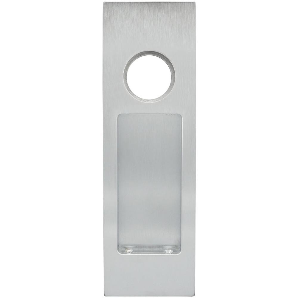 INOX - PD Series Pocket Door Pull 2703 Entry w/Cyl Hole US26D - Satin Chrome