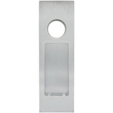 INOX - PD Series Pocket Door Pull 2703 Entry w/Cyl Hole US26D - Satin Chrome