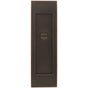 INOX - PD Series Pocket Door Pull 2704 Privacy Coin Turn US10B - Oil Rubbed Bronze