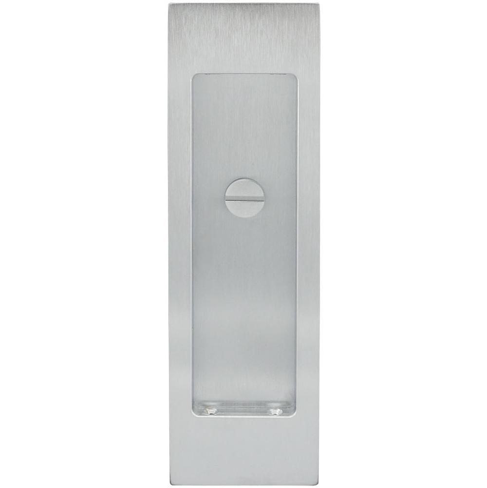 INOX - PD Series Pocket Door Pull 2704 Privacy Coin Turn US26D - Satin Chrome