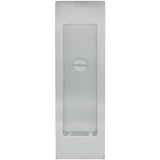 INOX - PD Series Pocket Door Pull 2704 Privacy Coin Turn US26D - Satin Chrome