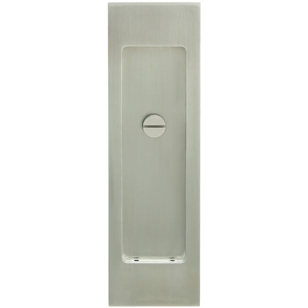 INOX - PD Series Pocket Door Pull 2704 Privacy Coin Turn US32D - Satin Stainless Steel