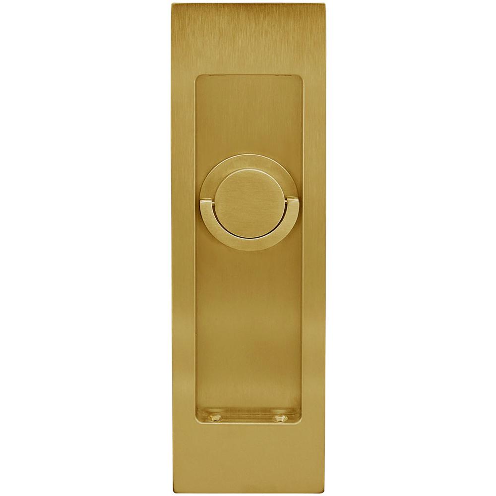 INOX - PD Series Pocket Door Pull 2792 Privacy TT09 - US38 - Aged Brass