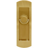INOX - PD Series Pocket Door Pull 2992 Privacy TT09 - US38 - Aged Brass