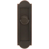 INOX - PD Series Pocket Door Pull 3182 Privacy TT08 - US10B - Oil Rubbed Bronze