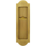 INOX - PD Series Pocket Door Pull 3182 Privacy TT08 - US38 - Aged Brass
