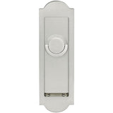 INOX - PD Series Pocket Door Pull 3192 Privacy TT09 - US14 - Polished Nickel