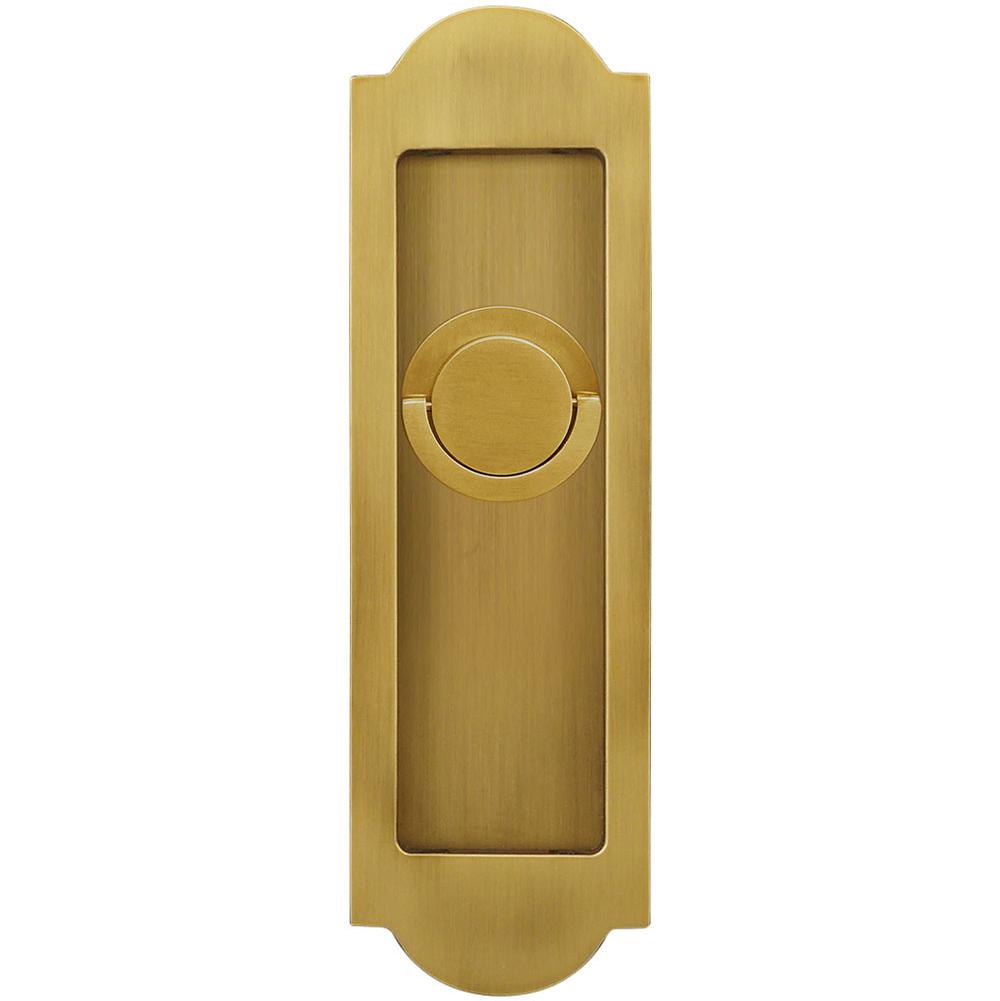 INOX - PD Series Pocket Door Pull 3192 Privacy TT09 - US38 - Aged Brass