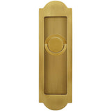 INOX - PD Series Pocket Door Pull 3192 Privacy TT09 - US38 - Aged Brass