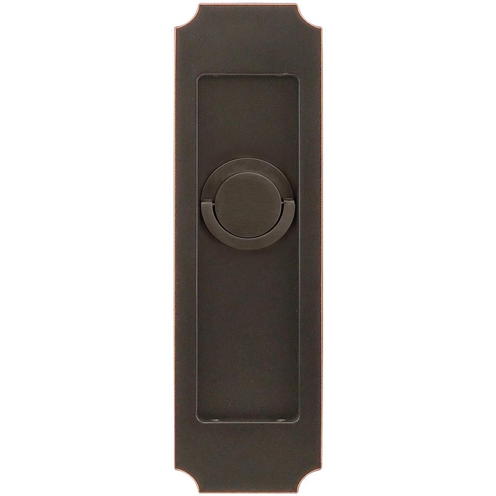 INOX - PD Series Pocket Door Pull 3282 Privacy TT08 - US10B - Oil Rubbed Bronze