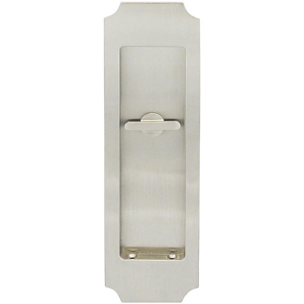 INOX - PD Series Pocket Door Pull 3282 Privacy TT08 - US15 - Satin Nickel