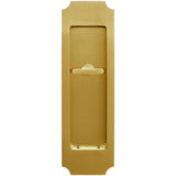 INOX - PD Series Pocket Door Pull 3282 Privacy TT08 - US38 - Aged Brass