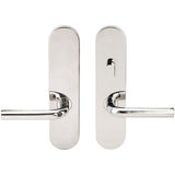 INOX - LA 101 Cologne, TL4 w/Privacy Bolt, 2-3/4''  BS,32,LH - Polished Stainless Steel
