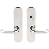 INOX - LA 102 Munich, TL4 w/Privacy Bolt, 2-3/8''  BS,32,RH - Polished Stainless Steel