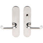 INOX - LA 102 Munich, TL4 w/Privacy Bolt, 2-3/4''  BS,32,RH - Polished Stainless Steel
