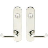 INOX - LA 102 Munich,TL4 Entry,Double Cyl 2-3/4'' BS,32 - Polished Stainless Steel