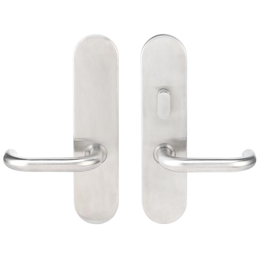 INOX - LA 102 Munich, TL4 w/Privacy Bolt, 2-3/4''  BS,32D,LH - Satin Stainless Steel