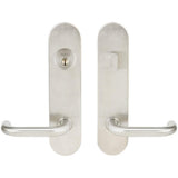 INOX - LA 102 Munich,TL4 Entry,Single Cyl 2-3/8'' BS,32D,RH - Satin Stainless Steel