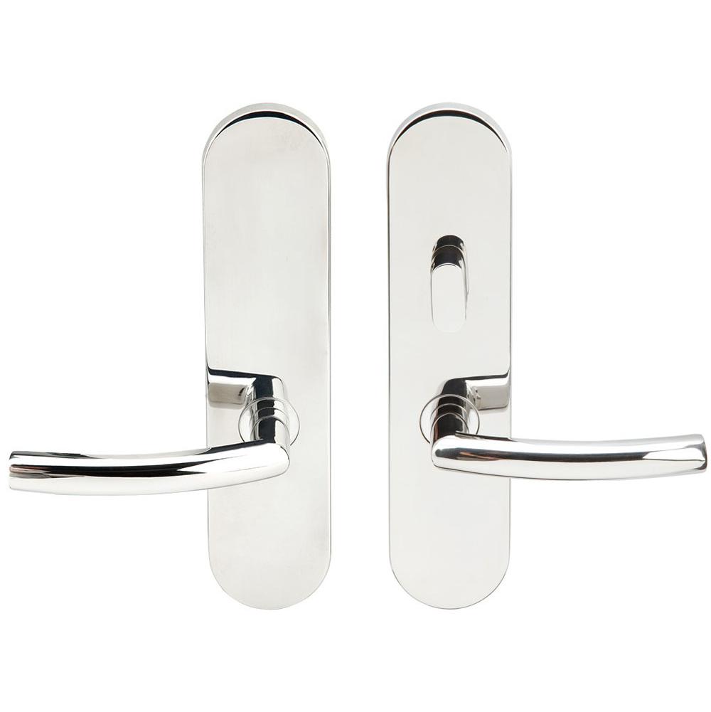INOX - LA 103 Oslo, TL4 w/Privacy Bolt, 2-3/4''  BS,32,RH - Polished Stainless Steel