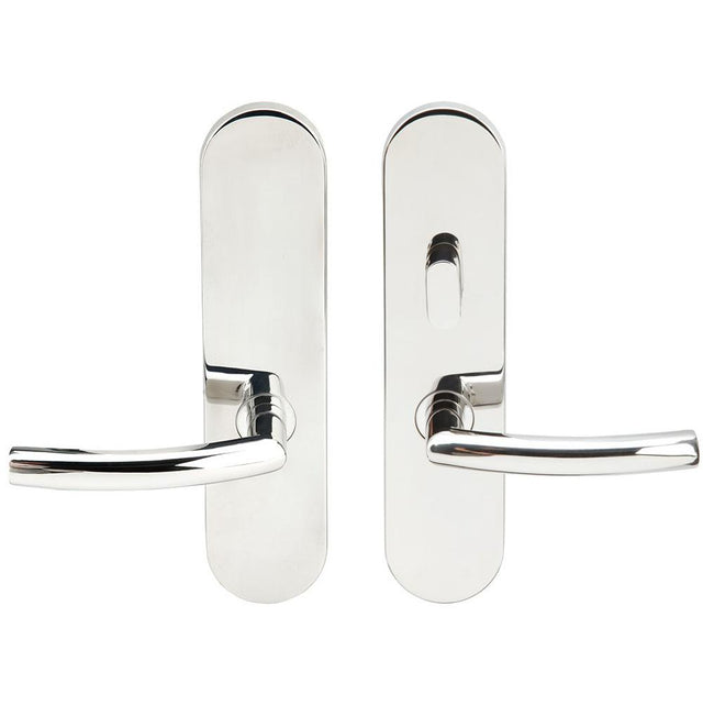 INOX - LA 103 Oslo, TL4 w/Privacy Bolt, 2-3/4''  BS,32,RH - Polished Stainless Steel