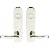 INOX - LA 103 Oslo,TL4 Entry,Double Cyl 2-3/8'' BS,32 - Polished Stainless Steel