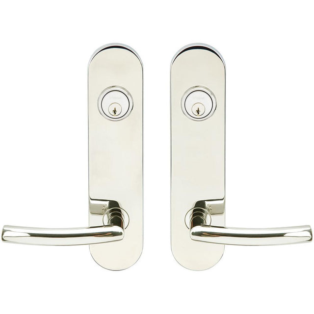 INOX - LA 103 Oslo,TL4 Entry,Double Cyl 2-3/8'' BS,32 - Polished Stainless Steel